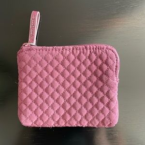 Vera Bradley coin case Mulled Wine / Burgundy